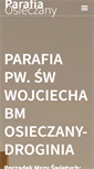 Mobile Screenshot of parafiaosieczany.pl